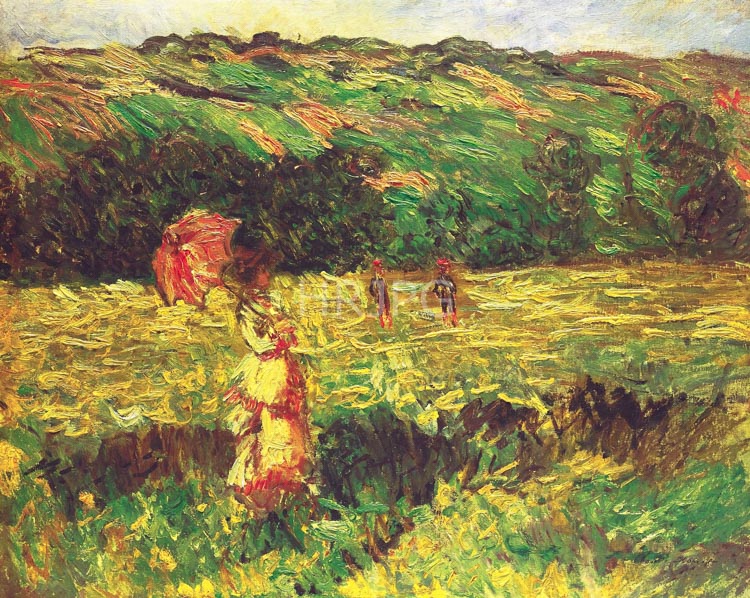 High Resolution: Claude Monet The Promenade near Limetz 1887 download. | HRJPG.com