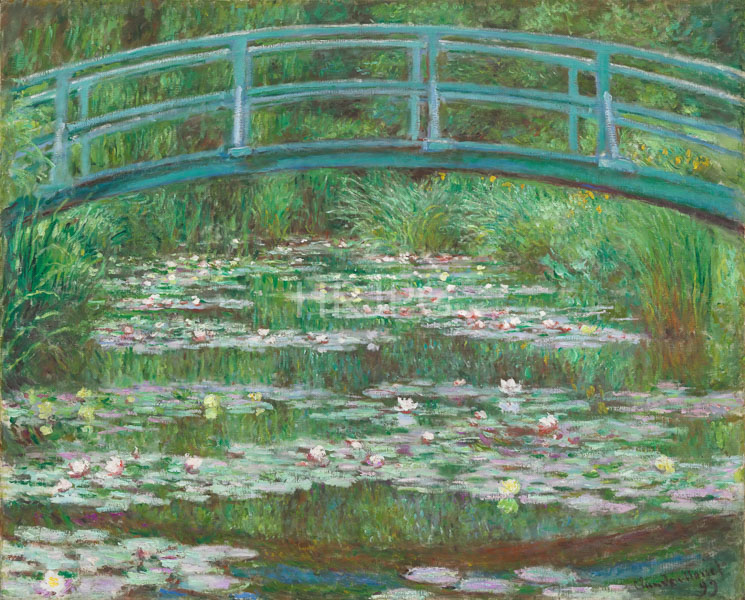 High Resolution: Claude Monet The Japanese Footbridge 1899 download. | HRJPG.com