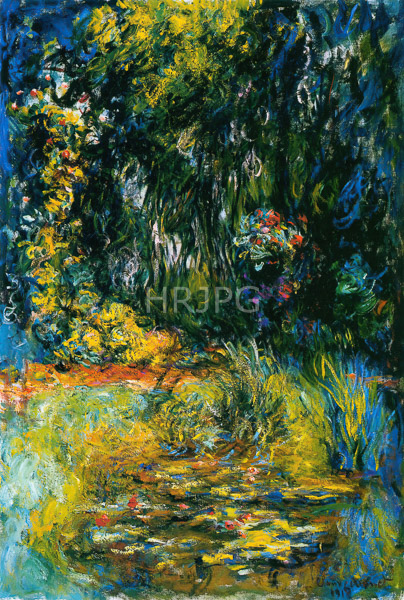 High Resolution: Claude Monet Corner of the Water Lily Pond 1914 download. | HRJPG.com