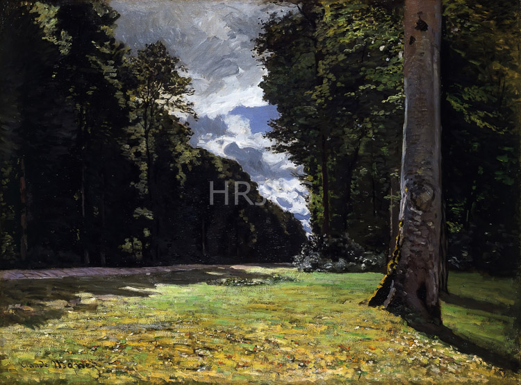 High Resolution: Claude Monet Le Pavé de Chailly 1865 download. | HRJPG.com