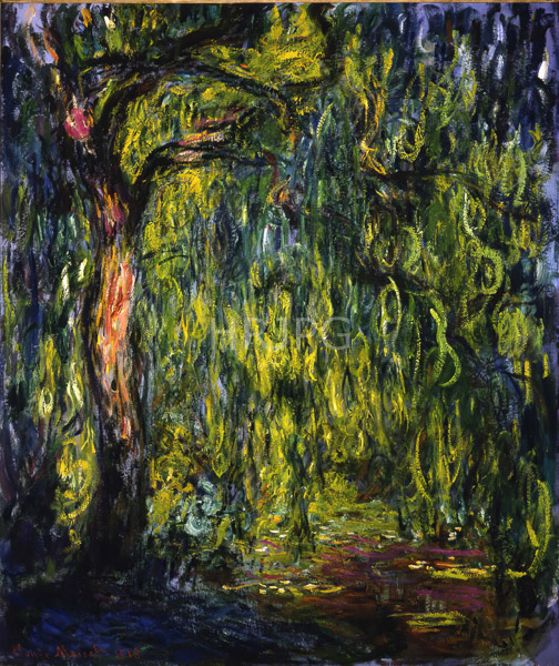 High Resolution: Claude Monet Weeping Willow 1918 download. | HRJPG.com