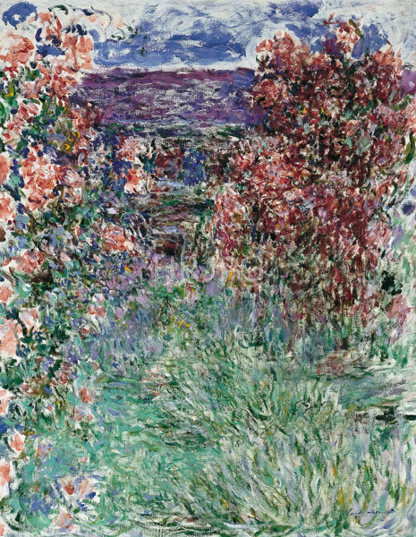 High Resolution: Claude Monet The House Among the Roses 1925 download. | HRJPG.com