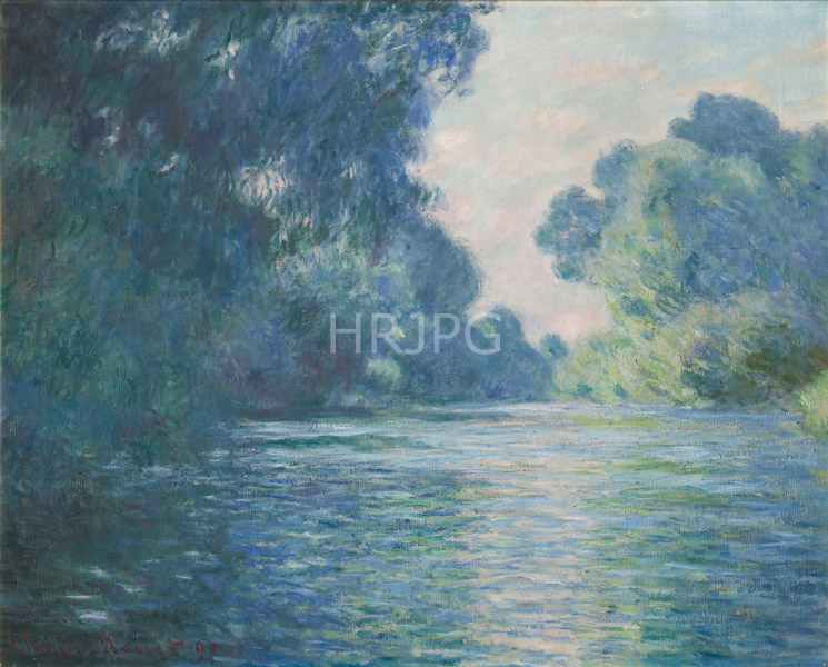 High Resolution: Claude Monet Arm of the Seine near Giverny 1897 download. | HRJPG.com