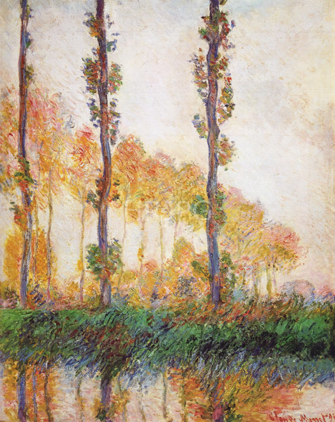 High Resolution: Claude Monet Poplars Autumn 1891 download. | HRJPG.com
