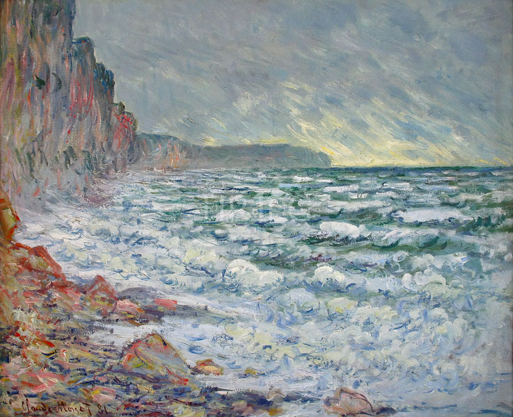 High Resolution: Claude Monet Fecamp by the Sea 1881 download. | HRJPG.com