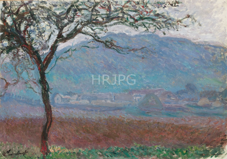 High Resolution: Claude Monet Field at Giverny 1885 download. | HRJPG.com