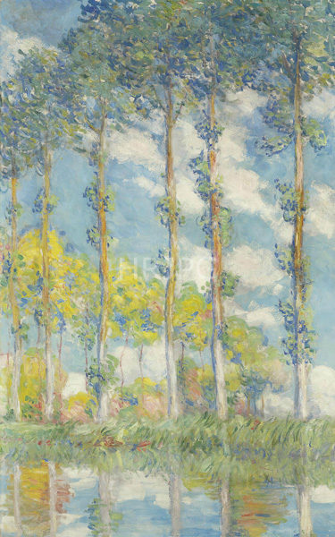 High Resolution: Claude Monet Les Peupliers 1891 download. | HRJPG.com