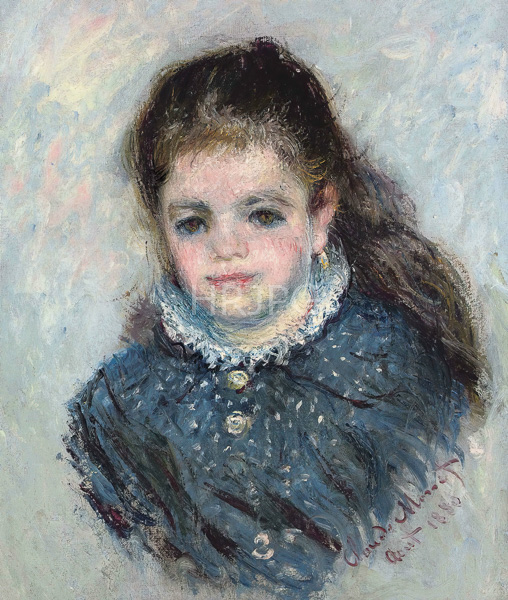 High Resolution: Claude Monet Portrait of Jeanne Serveau 1880 download. | HRJPG.com