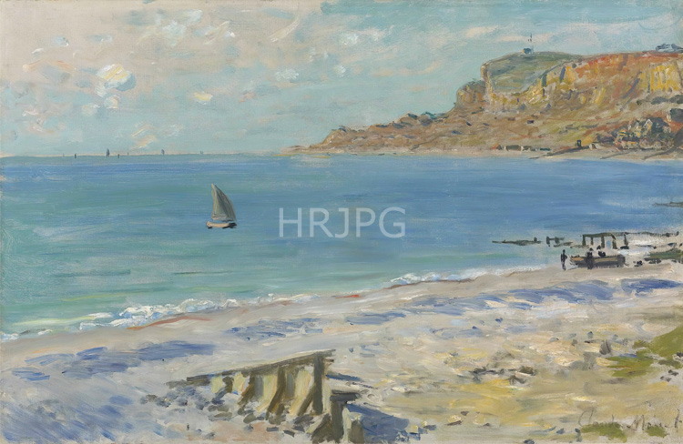 High Resolution: Claude Monet Sainte Adresse 1867 download. | HRJPG.com