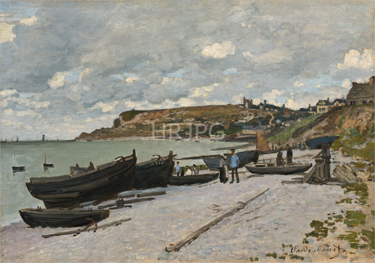 High Resolution: Claude Monet Sainte Adresse 1867 download. | HRJPG.com