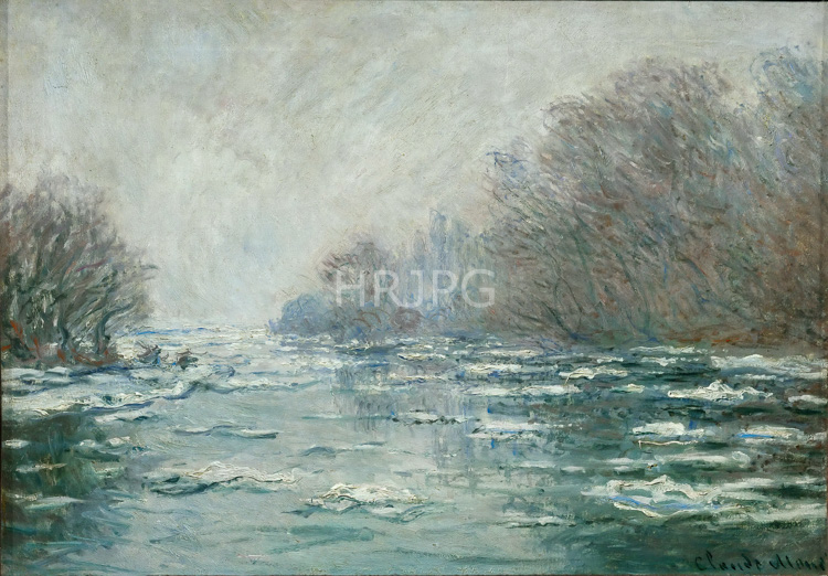 High Resolution: Claude Monet The Break up of the Ice 1880 download. | HRJPG.com