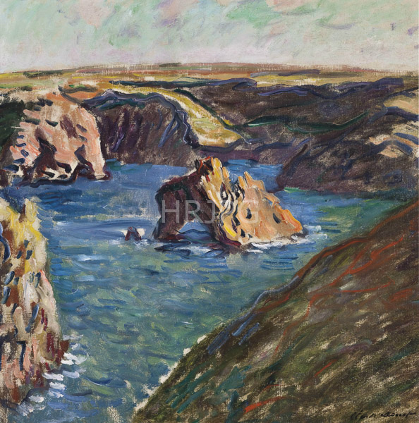 High Resolution: Claude Monet The Rocks at Belle Ile 1886 download. | HRJPG.com
