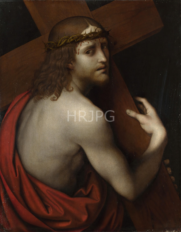 High Resolution: Christ Carrying the Cross-Giampietrino-c 1510-1530 download. | HRJPG.com