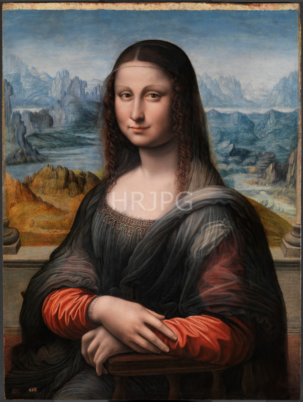 High Resolution: Mona Lisa-Follower of Leonardo da Vinci-c 1503-1506 download. | HRJPG.com