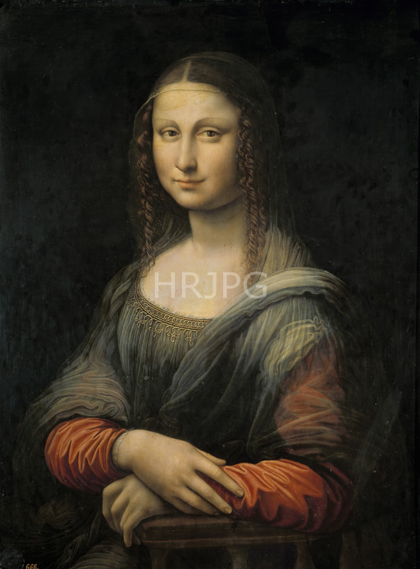 High Resolution: Mona Lisa-Follower of Leonardo da Vinci-c 1503-1519 download. | HRJPG.com
