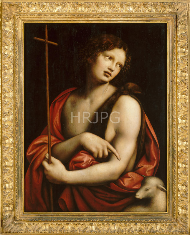 High Resolution: Saint John the Baptist-Giampietrino-c 1520 download. | HRJPG.com