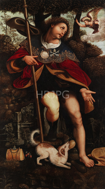 High Resolution: Saint Roch-Cesare da Sesto-c 1520 download. | HRJPG.com