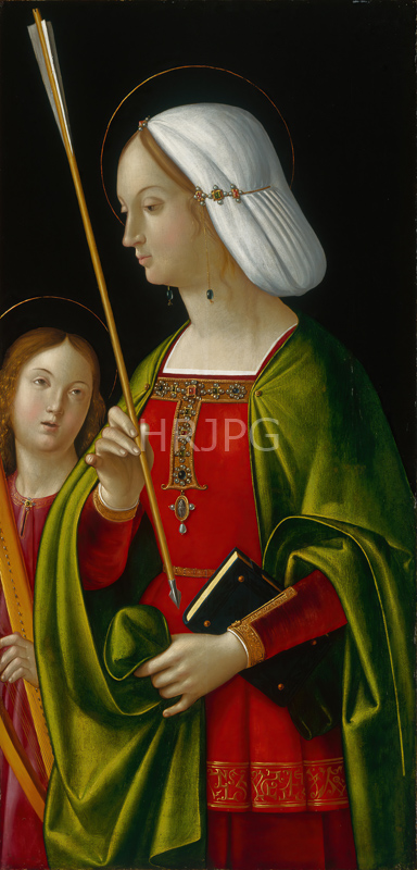 High Resolution: Saint Ursula-Andrea Solario-c 1514 download. | HRJPG.com