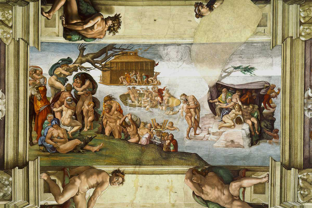 High Resolution: The Deluge-Michelangelo Buonarroti-1508 1512 download. | HRJPG.com