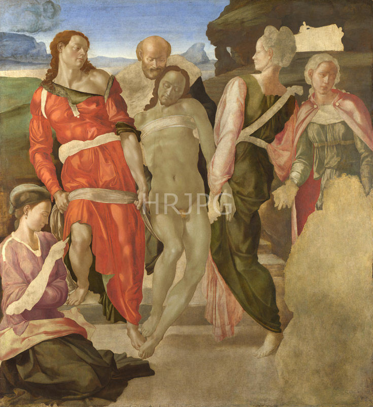 High Resolution: The Entombment-Michelangelo Buonarroti-c 1500 1501 download. | HRJPG.com
