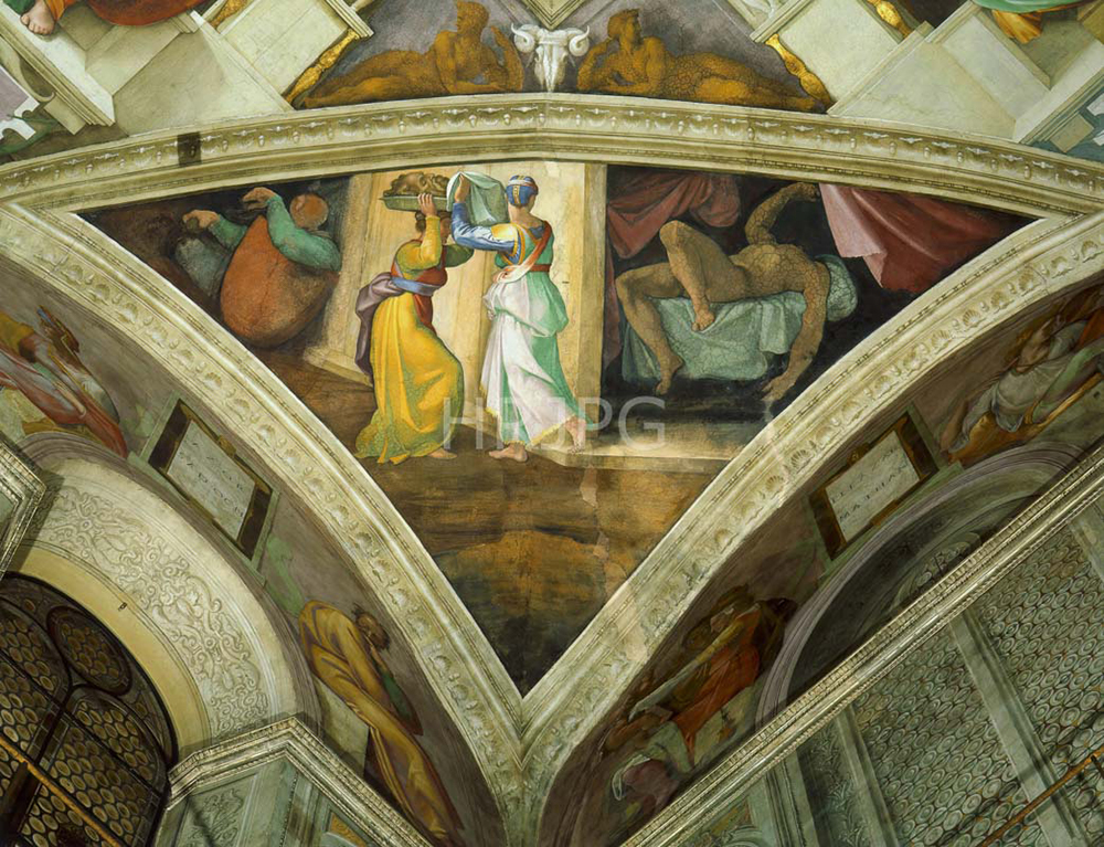 High Resolution: Judith and Holofernes-Michelangelo Buonarroti-1508 1512 download. | HRJPG.com