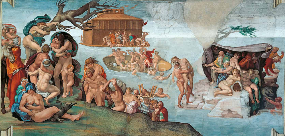 High Resolution: The Deluge-Michelangelo Buonarroti-1508 1512 download. | HRJPG.com