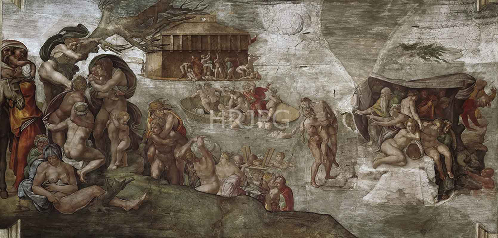 High Resolution: The Deluge-Michelangelo Buonarroti-1508 1512 download. | HRJPG.com