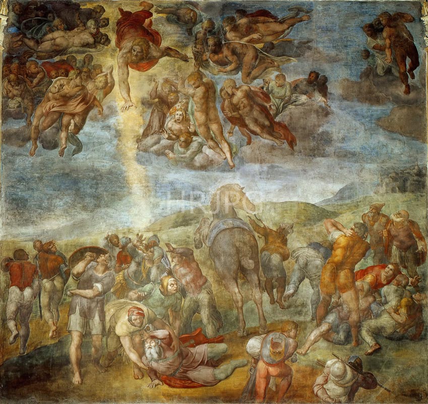 High Resolution: The Conversion of Saul-Michelangelo Buonarroti-1542 1545 download. | HRJPG.com