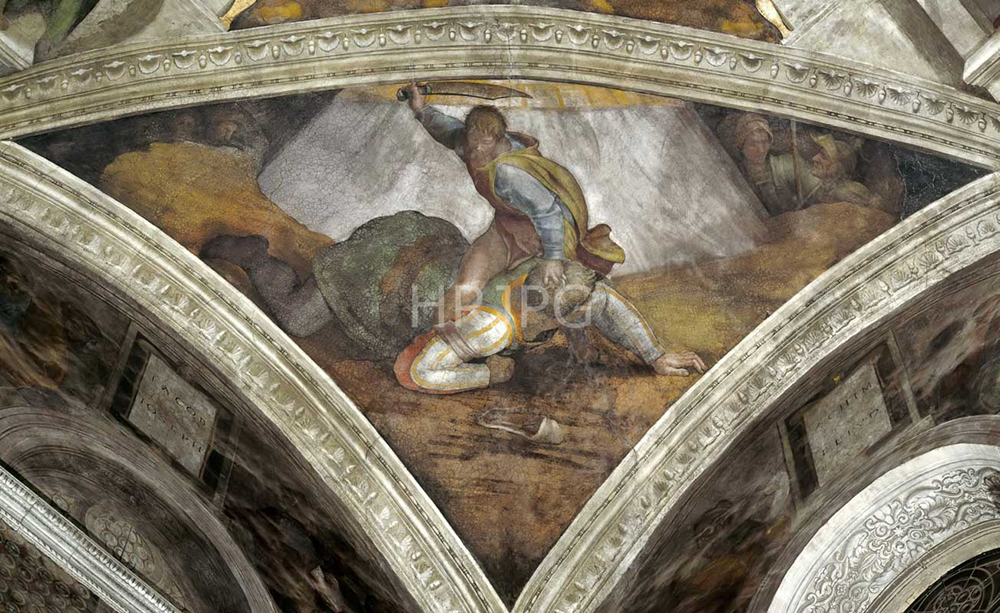 High Resolution: David and Goliath-Michelangelo Buonarroti-1508 1512 download. | HRJPG.com