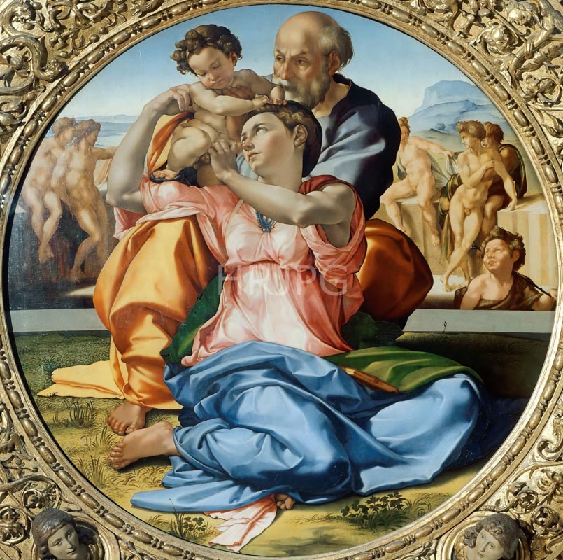 High Resolution: Doni Tondo-Michelangelo Buonarroti-c 1506 1507 download. | HRJPG.com