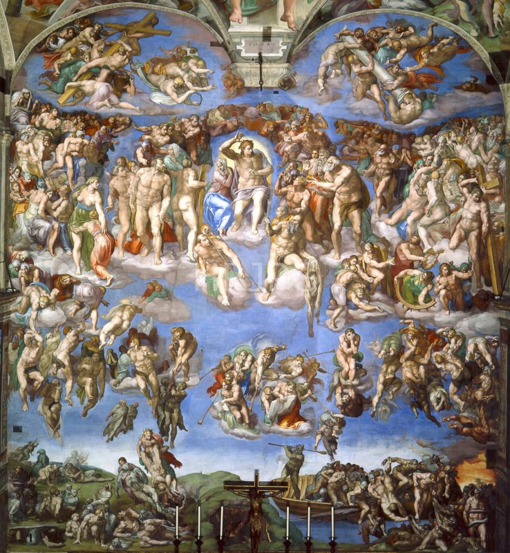 High Resolution: The Last Judgment-Michelangelo Buonarroti-1536 1541 download. | HRJPG.com