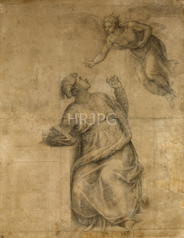 High Resolution: Annunciation to the Virgin-Michelangelo Buonarroti-c 1547 download. | HRJPG.com