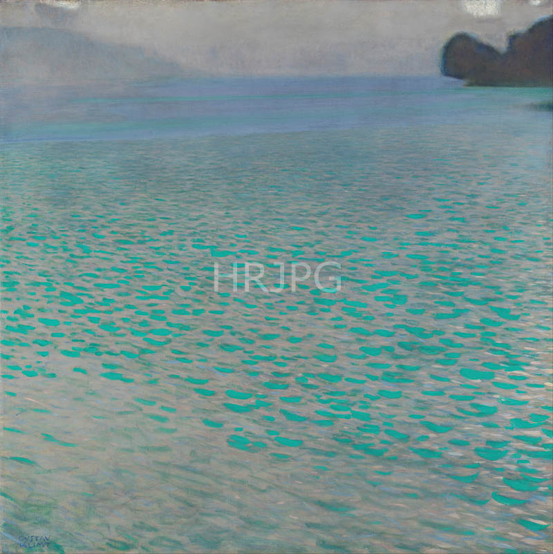 High Resolution: 800526-Attersee-Gustav Klimt-1900 download. | HRJPG.com