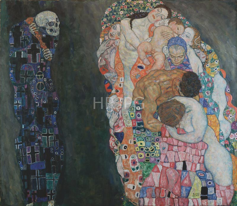 High Resolution: 800534-Death and Life-Gustav Klimt-c 1910 1915 download. | HRJPG.com