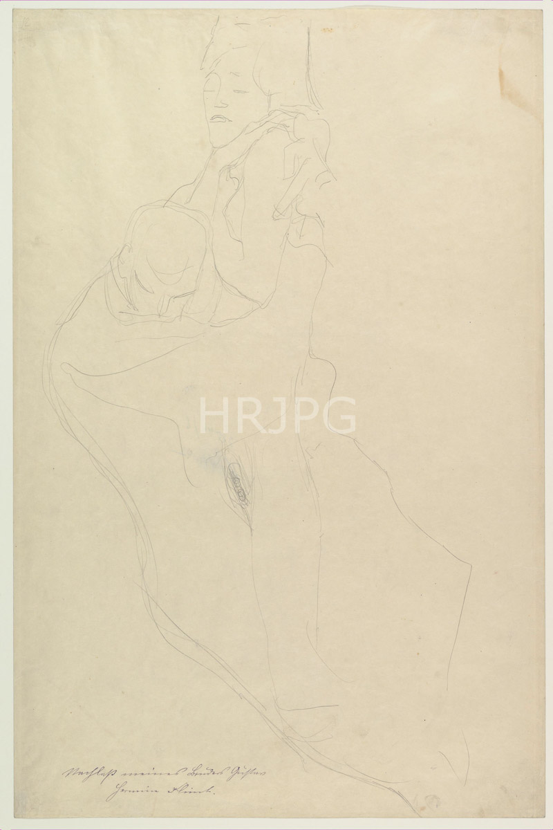 High Resolution: 800539-The Lovers-Gustav Klimt-ca 1913 1914 download. | HRJPG.com