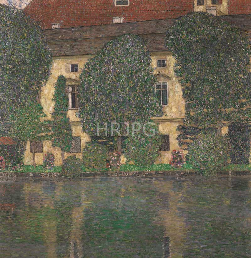 High Resolution: 800580-The Schloss Kammer on the Attersee-Gustav Klimt-1908 download. | HRJPG.com