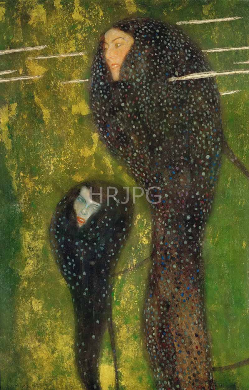High Resolution: 800589-Nymphs Silver Fish-Gustav Klimt-1899 download. | HRJPG.com
