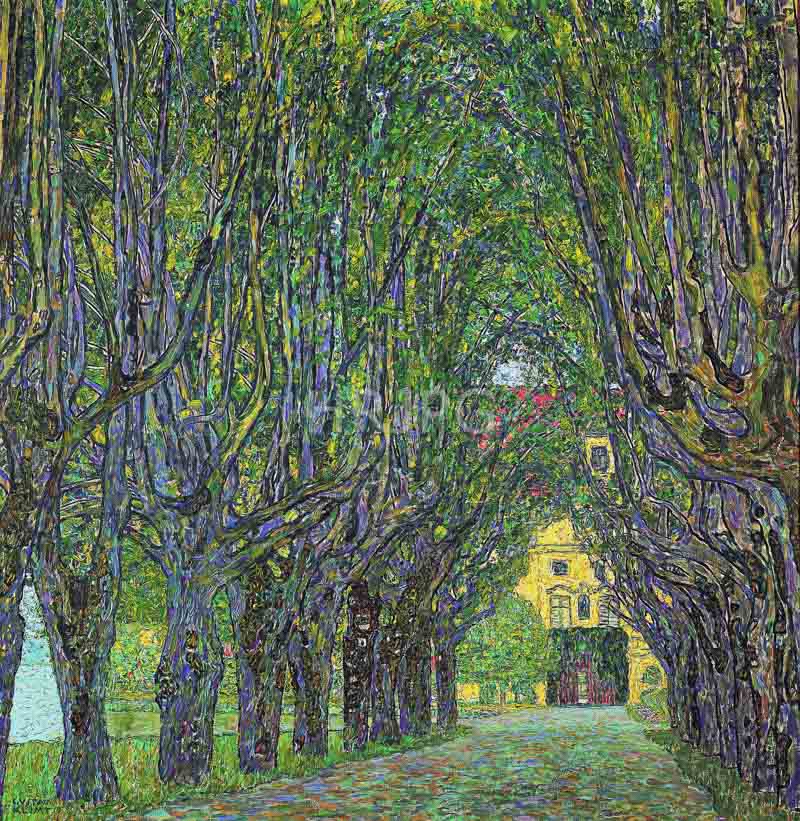High Resolution: 800603-Avenue in the Park of Schloss Kammer-Gustav Klimt-1912 download. | HRJPG.com