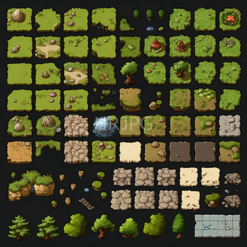 emergence of obsidian grid modules from void envelops cartography of natural environments