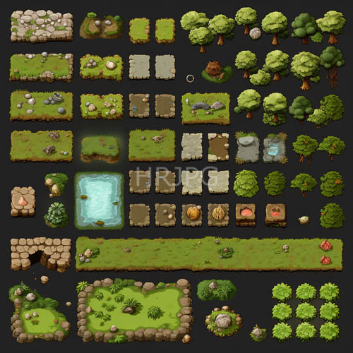geometric terrain generation in emerald hues and rocky outcrops ignites aesthetic debate