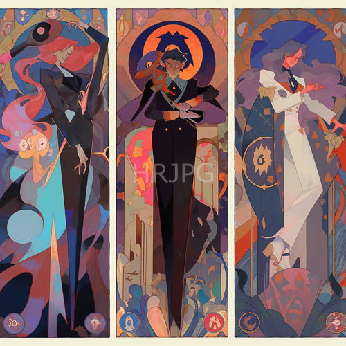 High Resolution: Elongated Forms Harmonize with Precision in Stylized Human Beauty Composition download. | HRJPG.com