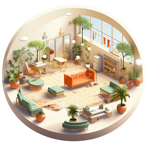 delicately rendered living space transcends architectural geometry with fluidity and balance