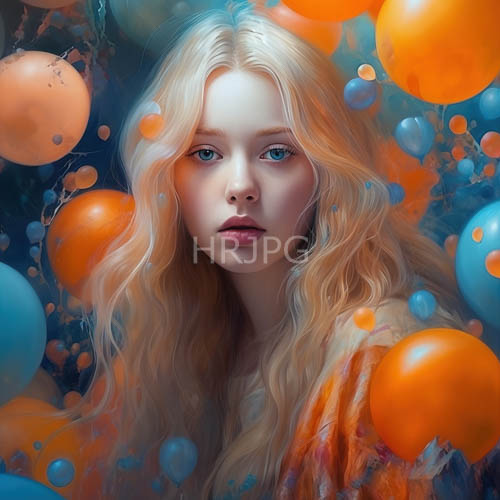 of a young woman with alabaster complexion emerges from obsidian gloom with luminous cascading tresses
