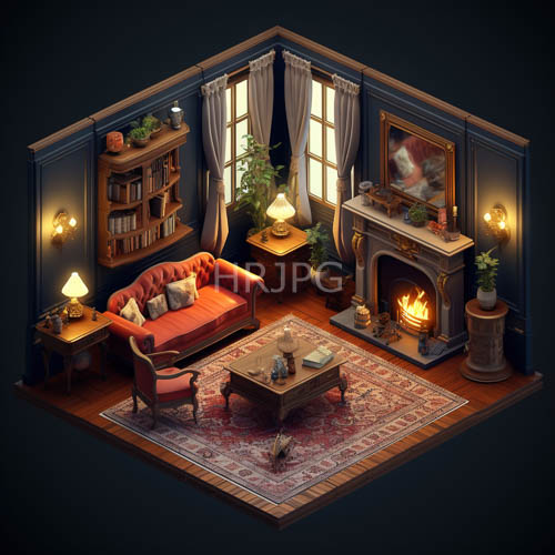 elevated victorian sanctuary bathed in amber light amidst autumnal hues and plush velvet textures