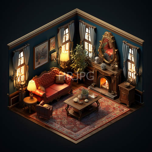 victorianinspired interior crafted with moody teal walls and ornate wooden trim