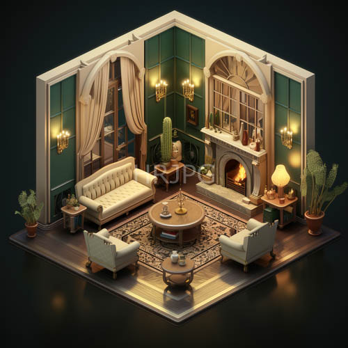 sleek emerald paneling defines perimeter of sophisticated lounge establishment