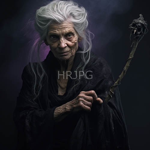 midnight robes envelop weathered face in cavernous void