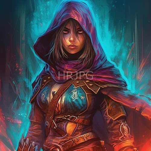 crystalline eyes draw viewers into ancient immediate gaze amidst vibrant teal celestial glow and smoldering red hues
