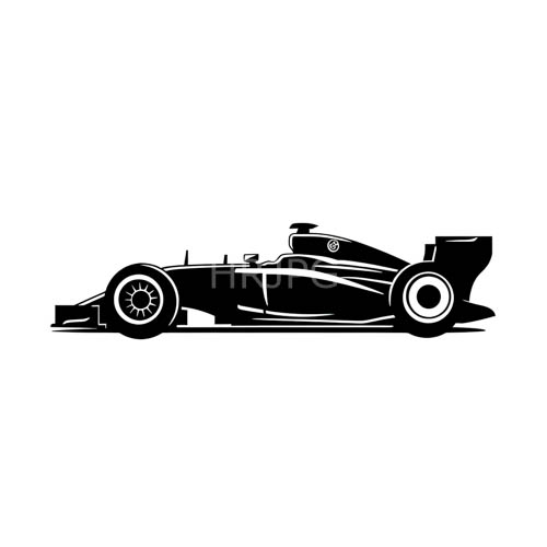 formula 1 machine aerodynamic precision and negative space