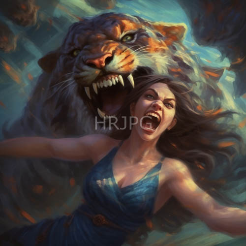 primal conflict unleashed amidst natures fury and the tigers domination